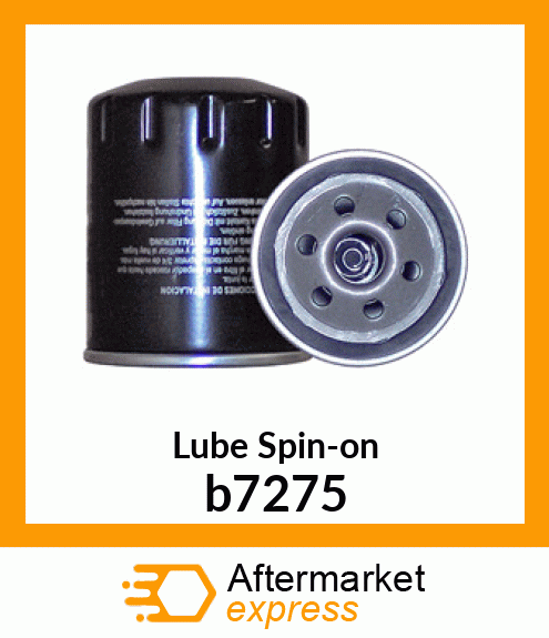 Spare part b7275 + Lube Spin-on