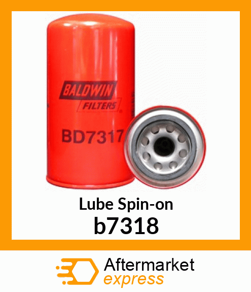 Spare part b7318 + Lube Spin-on