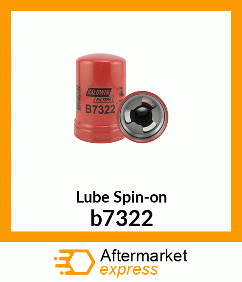 Spare part b7322 + Lube Spin-on