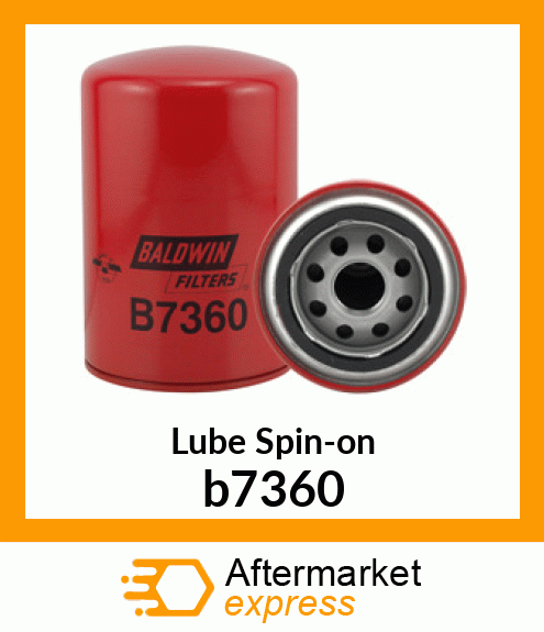 Spare part b7360 + Lube Spin-on