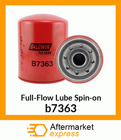 Full-Flow Lube Spin-on b7363