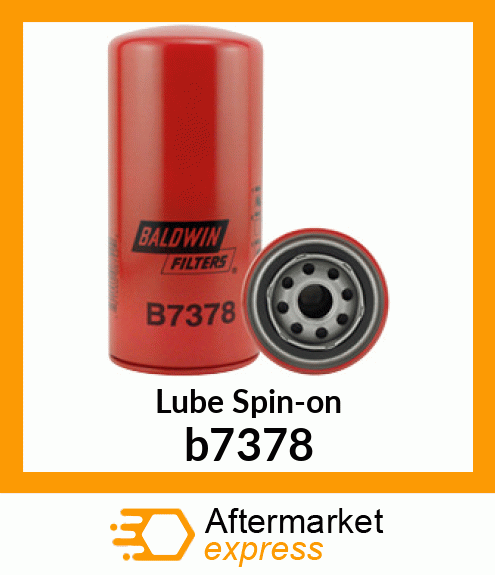 Spare part b7378 + Lube Spin-on