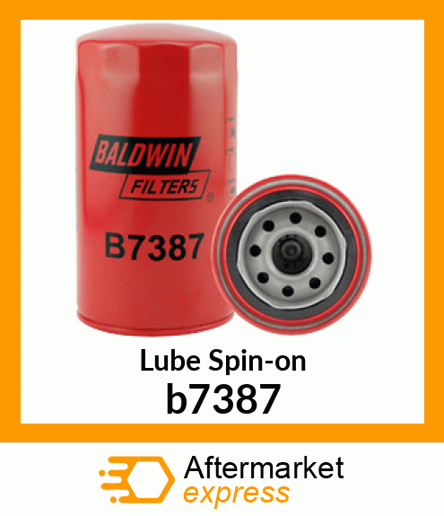 Spare part b7387 + Lube Spin-on