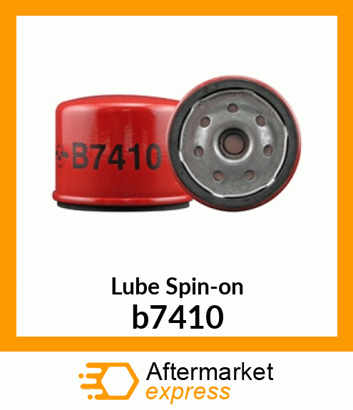 Spare part b7410 + Lube Spin-on