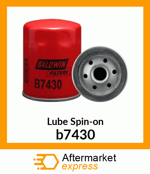 Spare part b7430 + Lube Spin-on