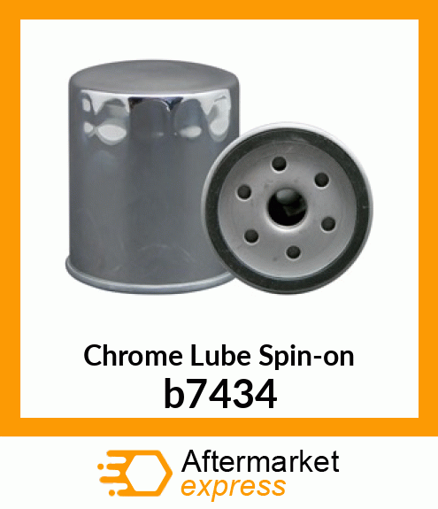 Spare part b7434 + Chrome Lube Spin-on