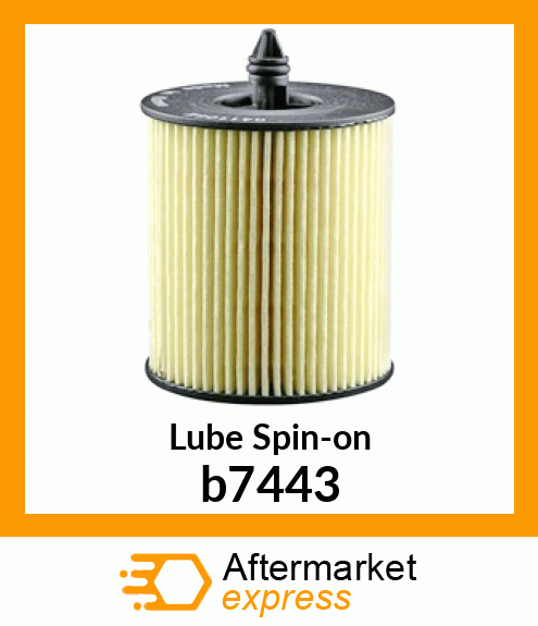 Spare part b7443 + Lube Spin-on