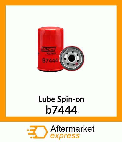 Spare part b7444 + Lube Spin-on