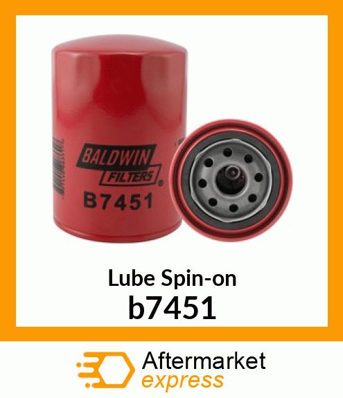 Spare part b7451 + Lube Spin-on