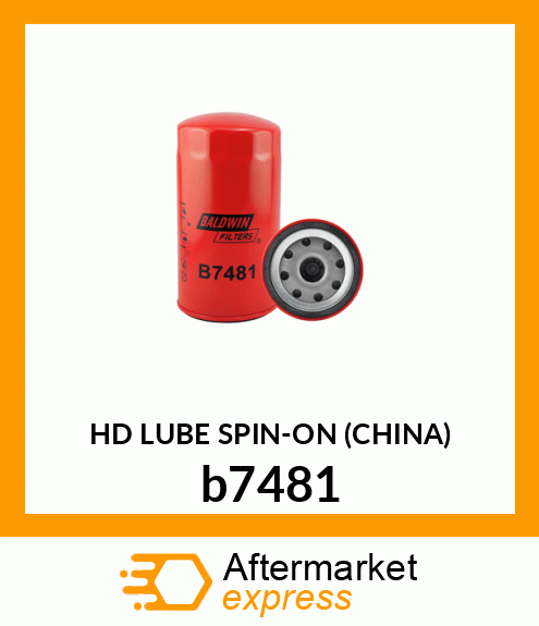 HD LUBE SPIN-ON (CHINA) b7481