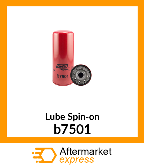 Spare part b7501 + Lube Spin-on