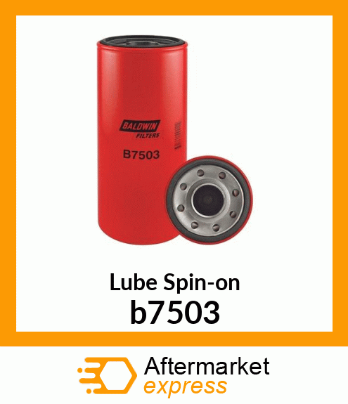 Spare part b7503 + Lube Spin-on