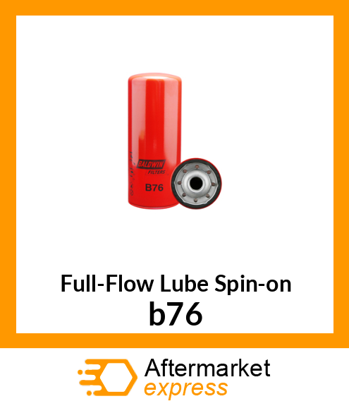 Full-Flow Lube Spin-on b76