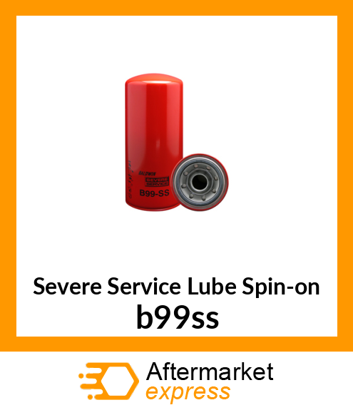 Spare part B99-SS + Severe Service Lube Spin-on