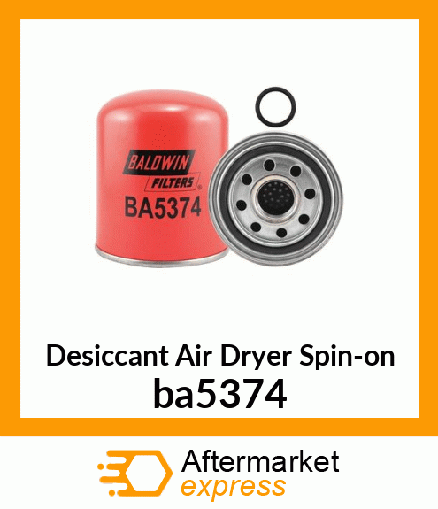 Desiccant Air Dryer Spin-on ba5374
