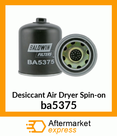 Desiccant Air Dryer Spin-on ba5375