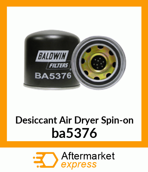 Desiccant Air Dryer Spin-on ba5376