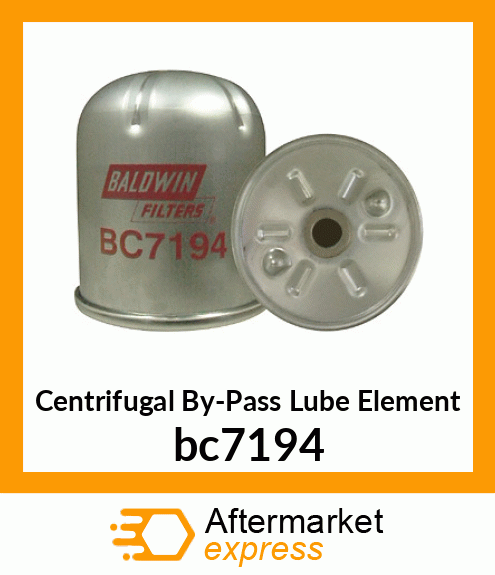 Centrifugal By-Pass Lube Element bc7194