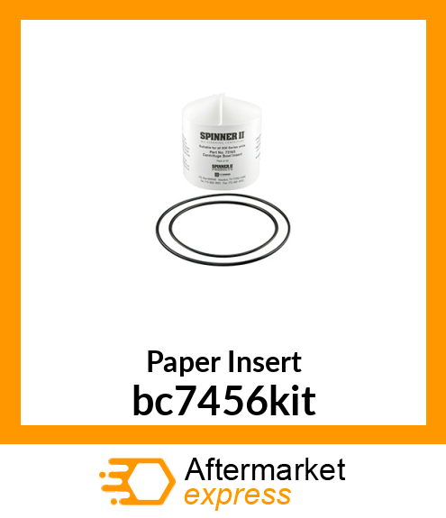Paper Insert bc7456kit