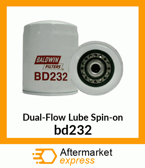 Dual-Flow Lube Spin-on bd232