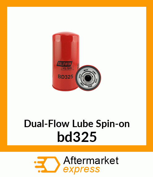 Dual-Flow Lube Spin-on bd325