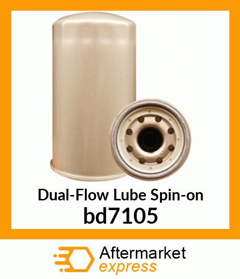 Dual-Flow Lube Spin-on bd7105