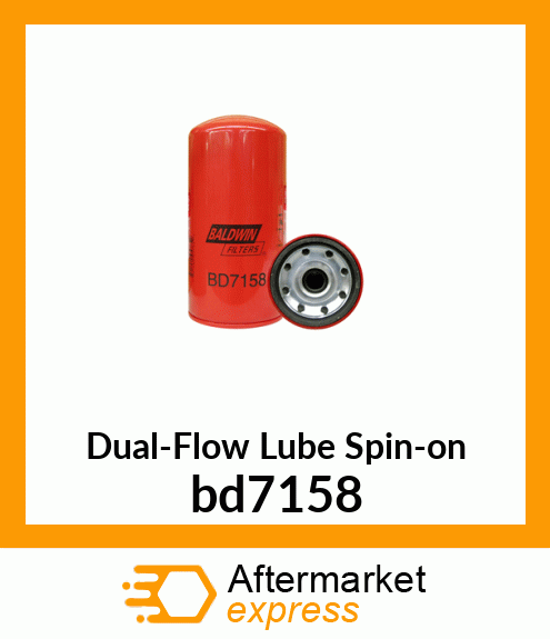Dual-Flow Lube Spin-on bd7158