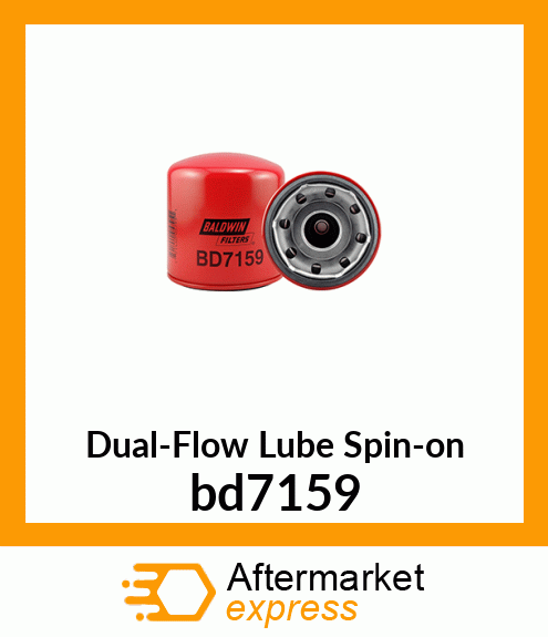 Dual-Flow Lube Spin-on bd7159