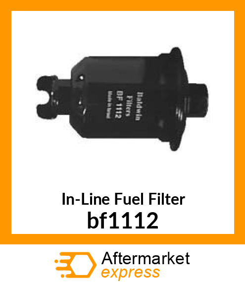 In-Line Fuel Filter bf1112