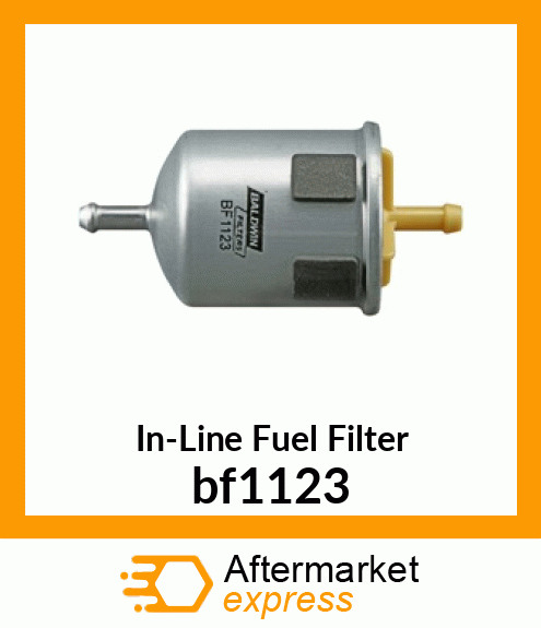 In-Line Fuel Filter bf1123
