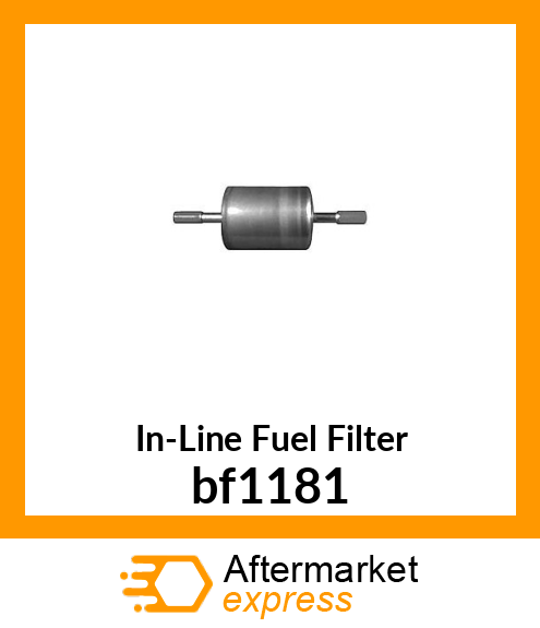 In-Line Fuel Filter bf1181