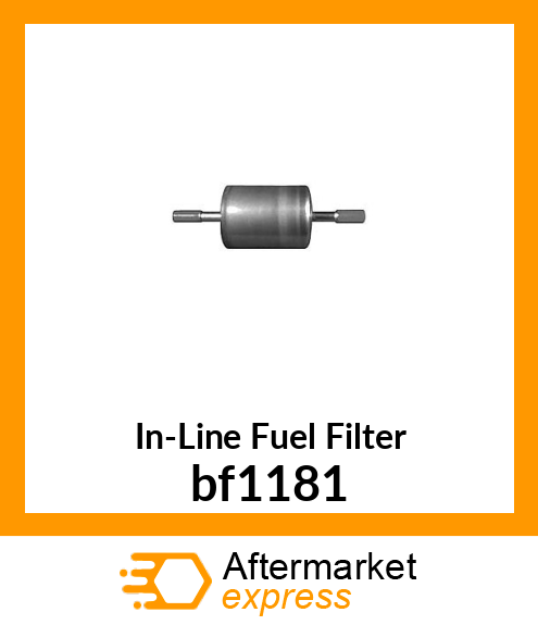 Spare part bf1181 + In-Line Fuel Filter