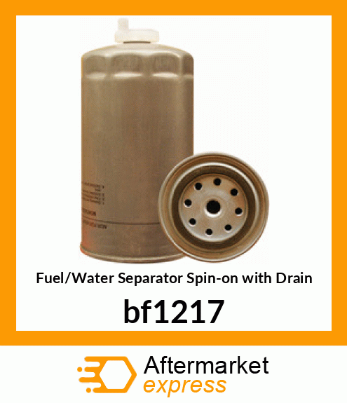 Fuel/Water Separator Spin-on with Drain bf1217
