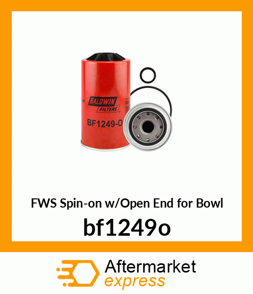 FWS Spin-on w/Open End for Bowl bf1249o
