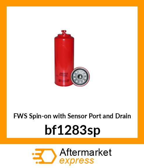 FWS Spin-on with Sensor Port and Drain bf1283sp