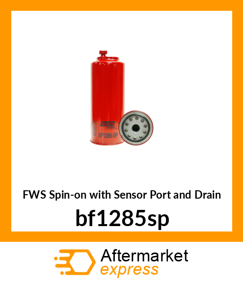 FWS Spin-on with Sensor Port and Drain bf1285sp