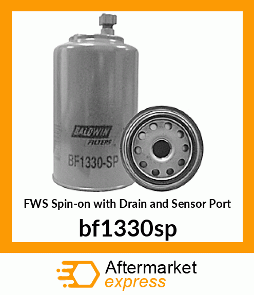 FWS Spin-on with Drain and Sensor Port bf1330sp