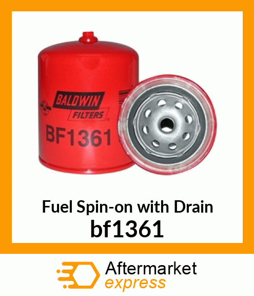 Fuel Spin-on with Drain bf1361