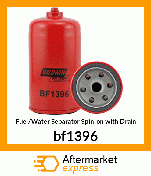 Fuel/Water Separator Spin-on with Drain bf1396