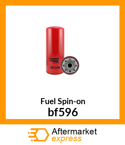 Spare part bf596 + Fuel Spin-on