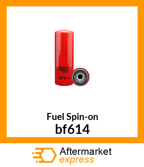 Spare part bf614 + Fuel Spin-on