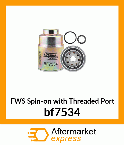 FWS Spin-on with Threaded Port bf7534