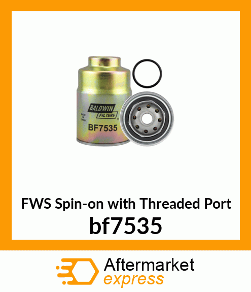 FWS Spin-on with Threaded Port bf7535