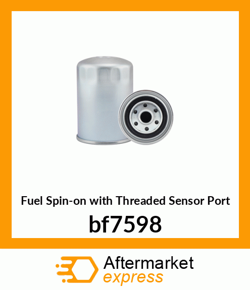 Fuel Spin-on with Threaded Sensor Port bf7598
