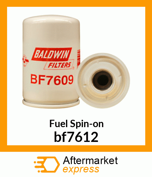 Spare part bf7612 + Fuel Spin-on