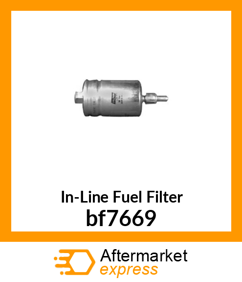 In-Line Fuel Filter bf7669
