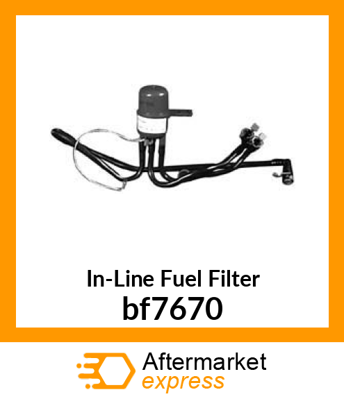 In-Line Fuel Filter bf7670