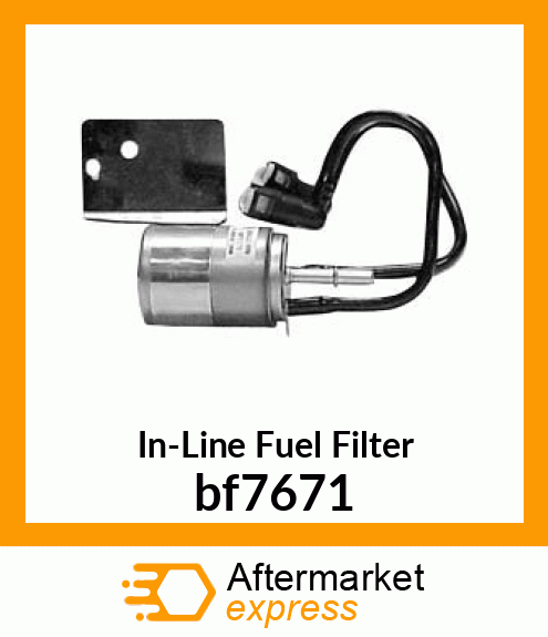 In-Line Fuel Filter bf7671