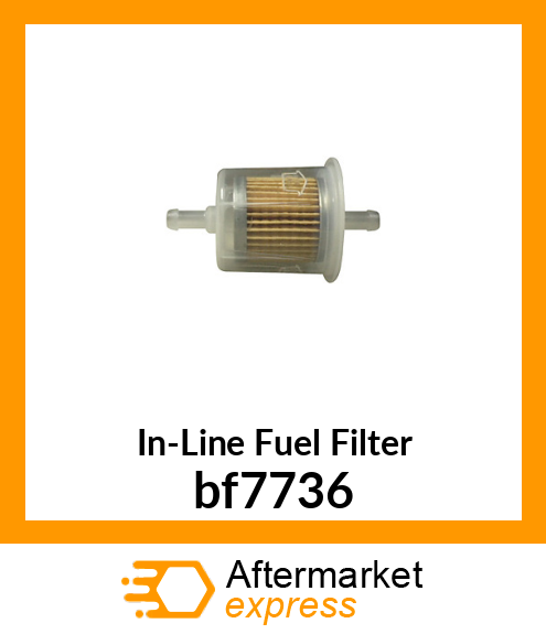 In-Line Fuel Filter bf7736