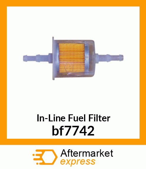 In-Line Fuel Filter bf7742